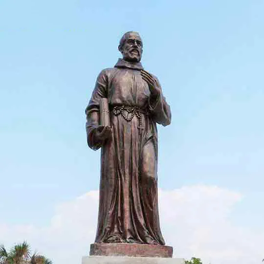 Custom Bronze Samuel Fritz Statue Sculpture salestatue Custom Bronze Samuel Fritz Statue Sculpture