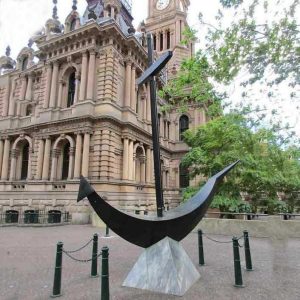 Custom Sailing Boat Anchor Sculpture Outdoor Statue