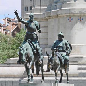 Don Quixote Bronze Sculpture For Sale