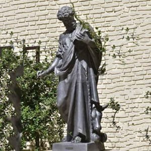 Saint Luke Statue Bronze Figure Sculpture