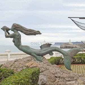 Sirena Magdalena Bronze Mermaid Statue salestatue Sirena Magdalena Bronze Mermaid Statue
