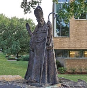 St Patrick Statue Ireland Outdoor Garden