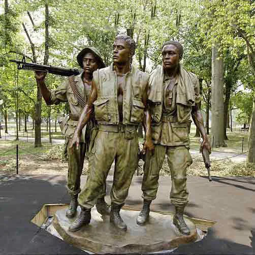 The Three Soldiers Statue Vietnam Veterans Memorial Sculpture