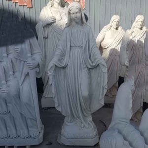 Virgin Mary Marble Statue Height 18m salestatue Virgin Mary Marble Statue Height 18m
