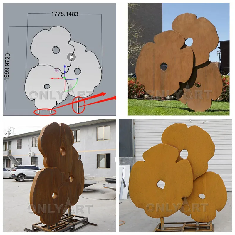 custom metal leafs statue salestatue custom metal leafs statue