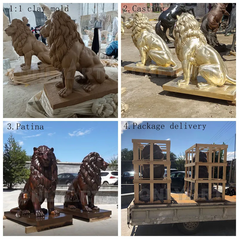 life size lion statue salestatue