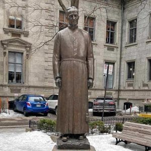 Church Bronze St Andre Bessette Statue