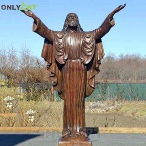 Bronze Saint Jesus Sculpture Statue For Sale