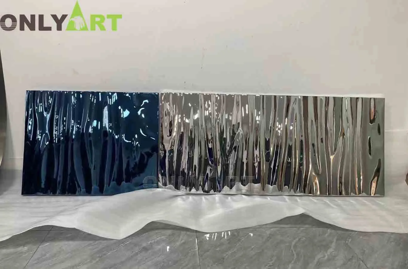 Metal Wall Art Sculpture Rectangle Hanging Decor