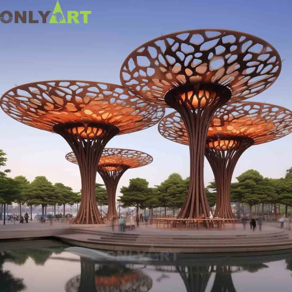 Custom Large Tree Sculpture With Light OAS-WL7 – salestatue
