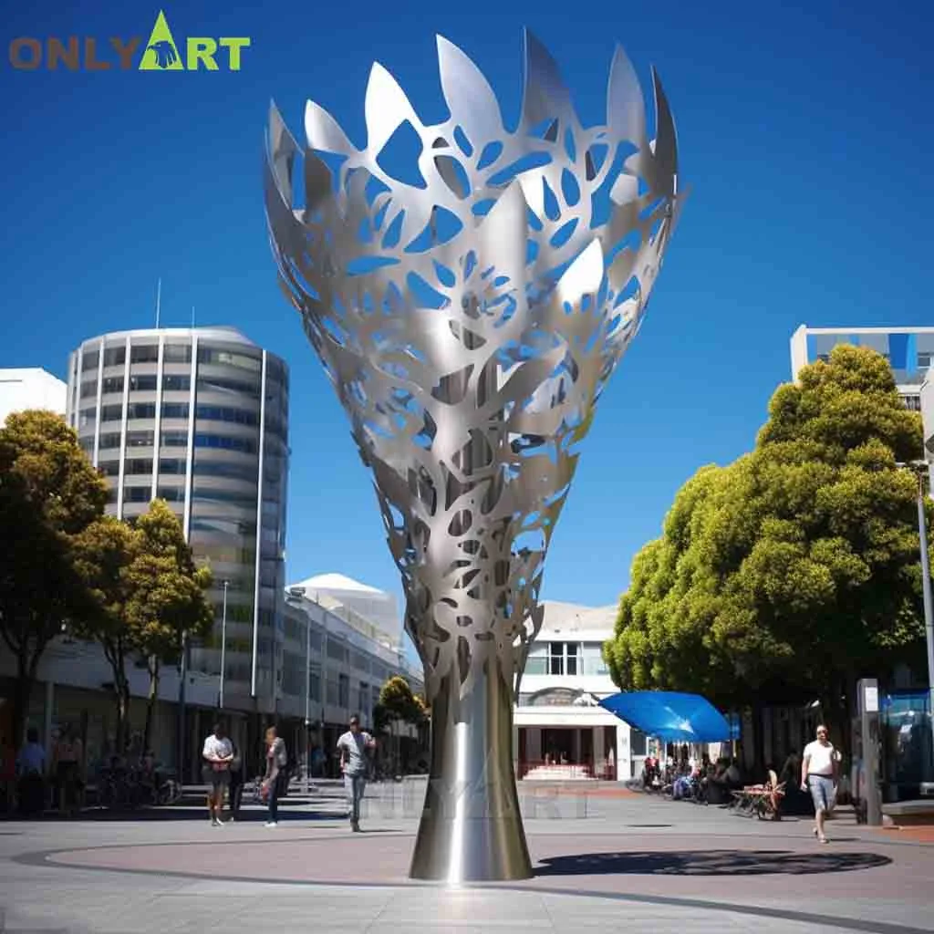Custom Project Large Metal Tree Garden Sculpture OAS-MTG8