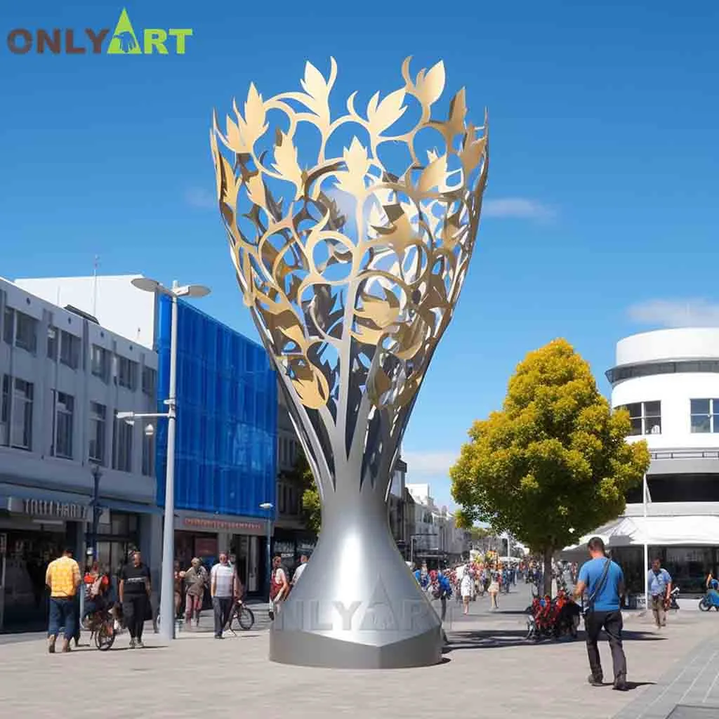 Art Abstract Metal Tree Sculptures OAS-TS2 – salestatue