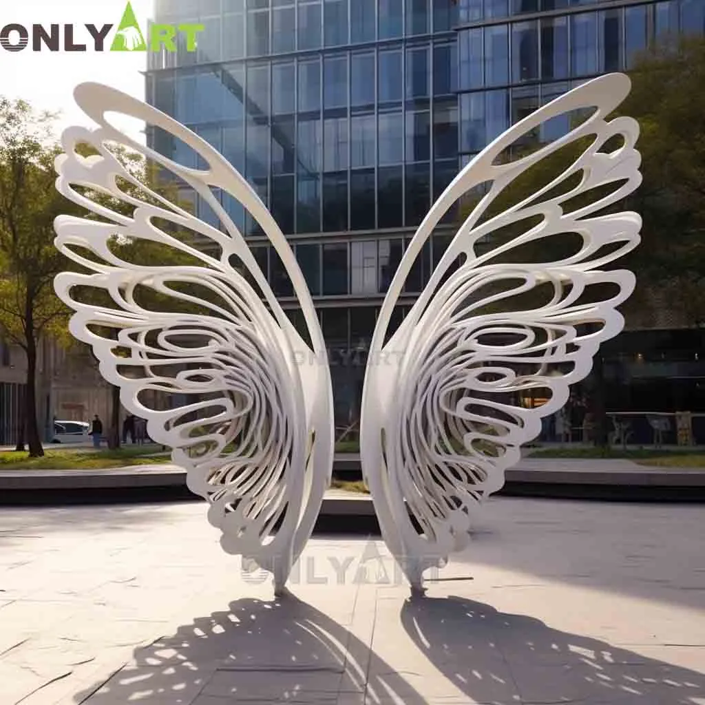 Metal Large Butterfly Garden Sculpture OAS-LBG7