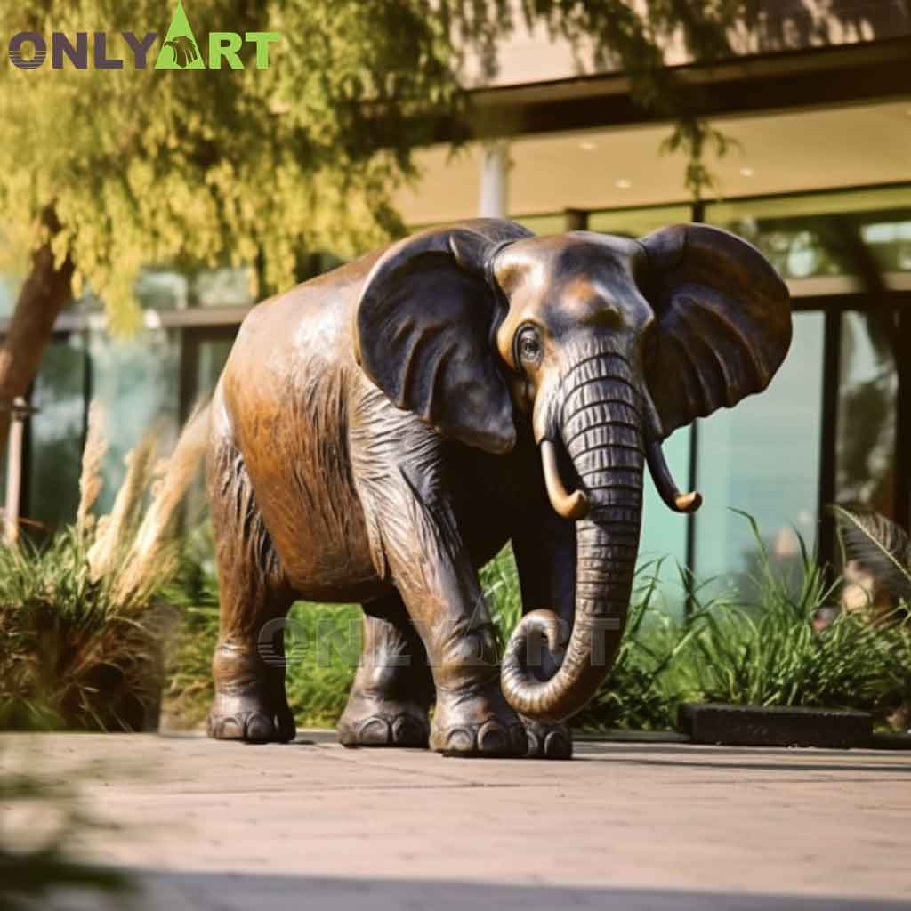 Life Size Elephant Statue