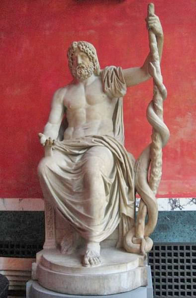 Marble Asclepius Statue