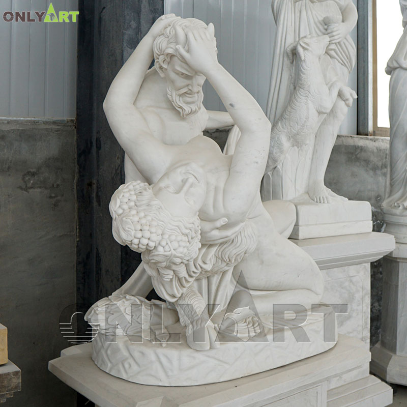 Satyr and Bacchante Statue