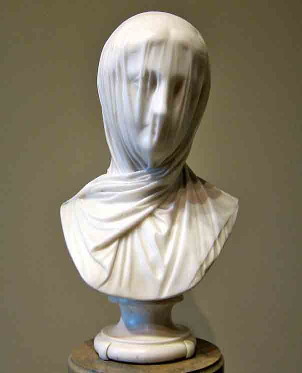 The Veiled Nun Statue - Giuseppe Croff