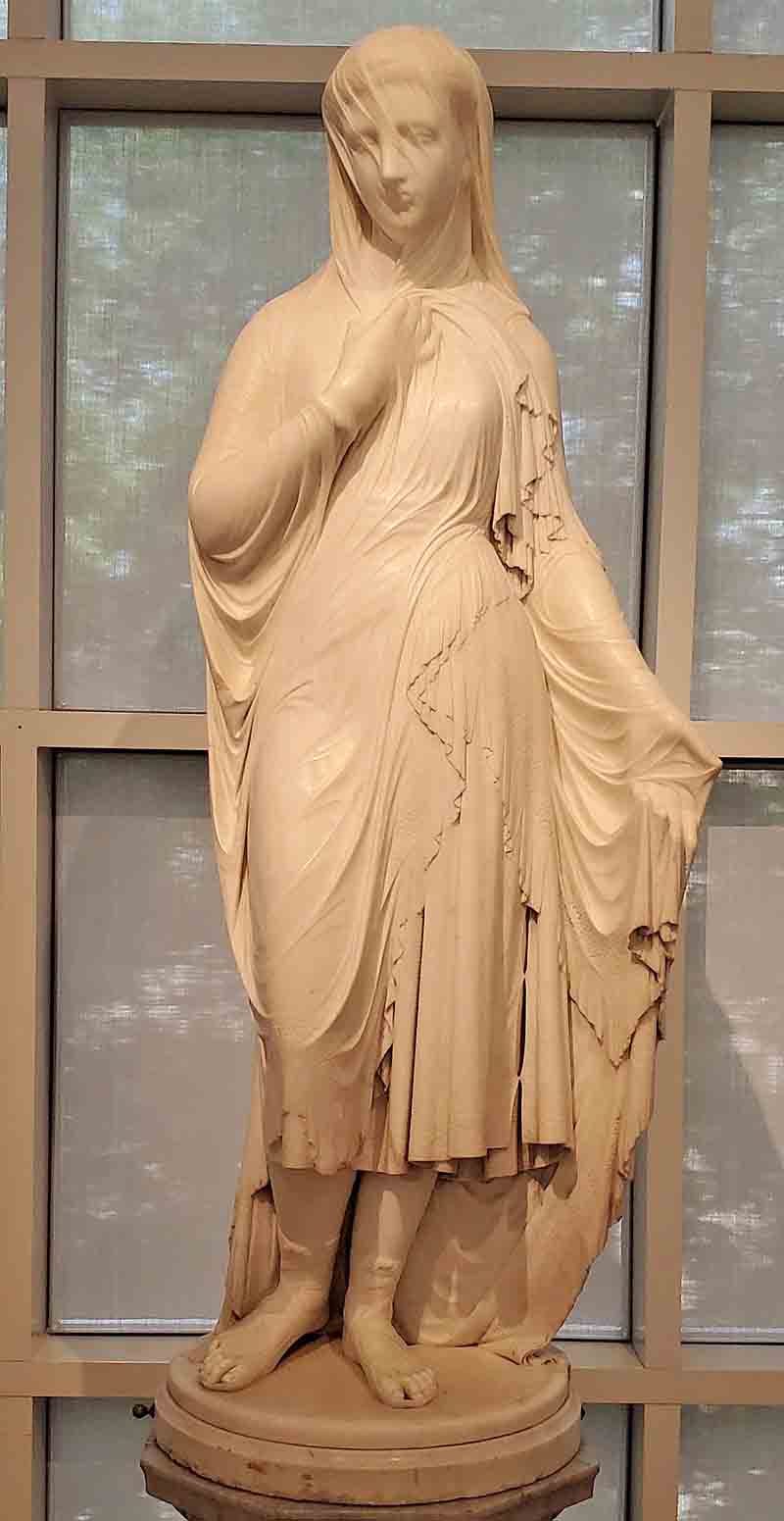 The Veiled Rebecca Statue - Giovanni Maria Benzoni