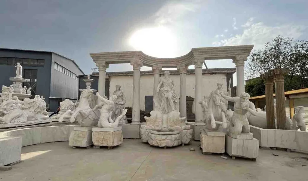 stone marble water fountain salestatue stone marble water fountain