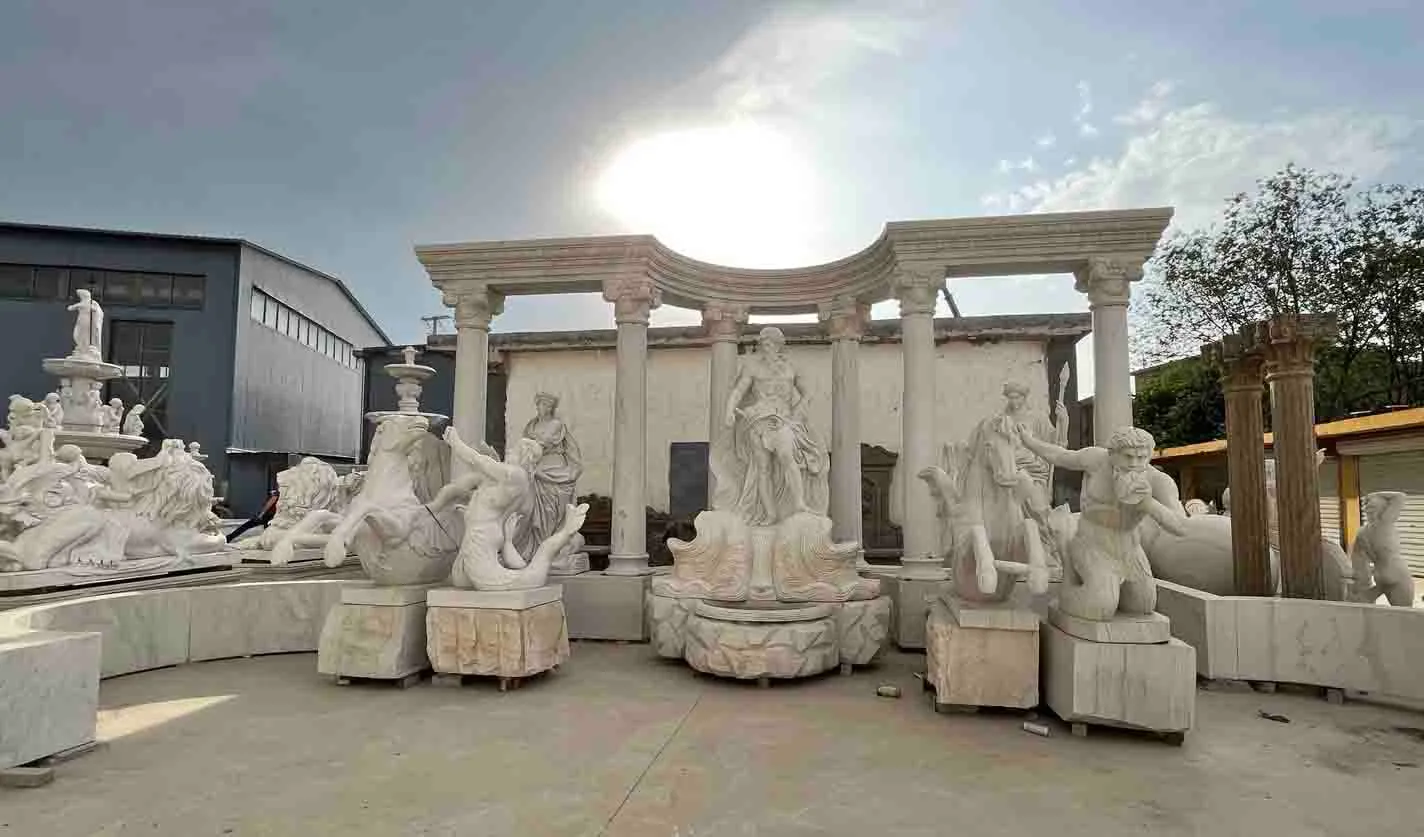 stone marble water fountain salestatue stone marble water fountain