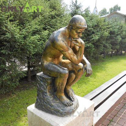 the thinking man statue