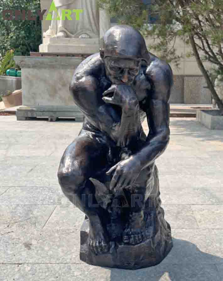 thinking guy statue