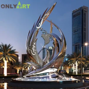 Modern Large Art Metal Statue salestatue Modern Large Art Metal Statue