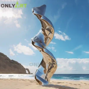 Casting Stainless Steel Sculpture January Winter Soul salestatue Casting Stainless Steel Sculpture January Winter Soul