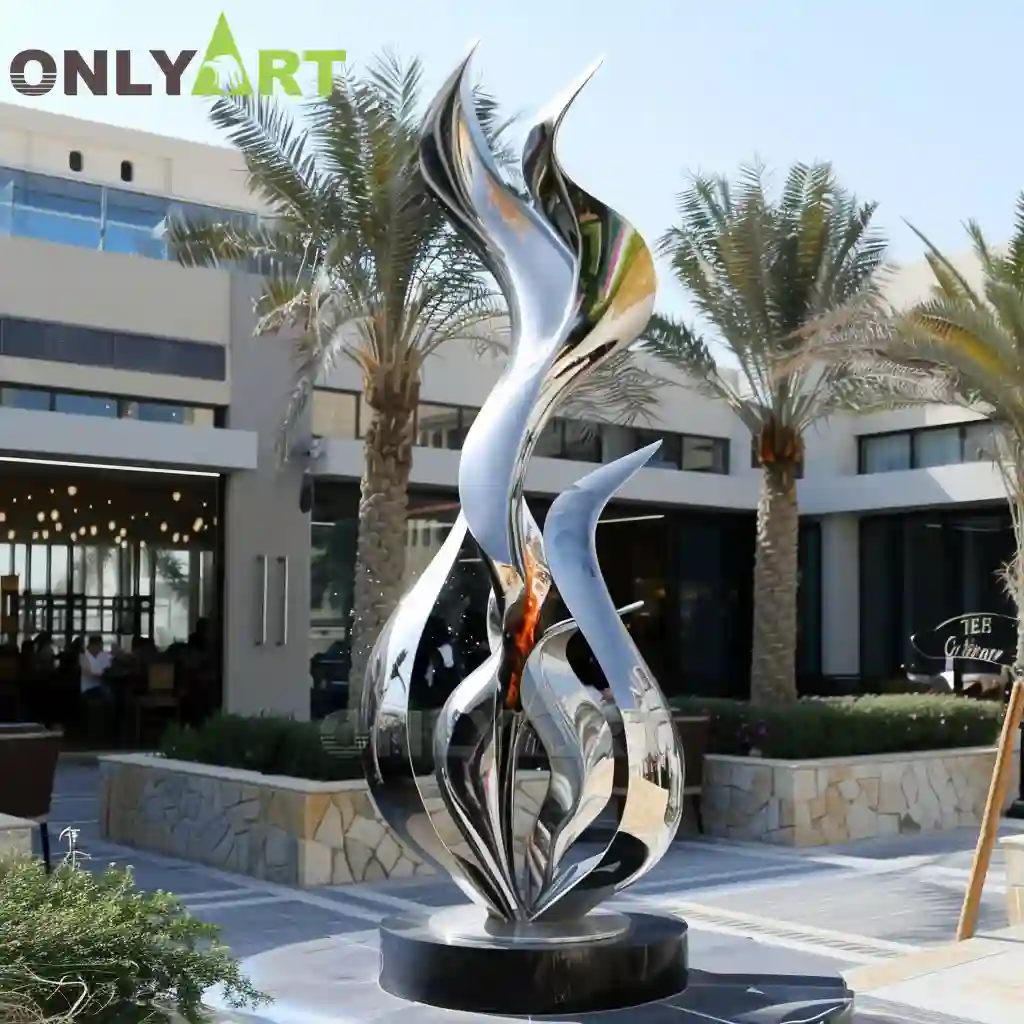 Famous Abstract Outdoor Metal Sculpture CURIOSITY