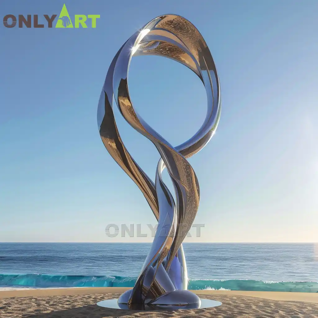 Large Abstract Metal Sculpture OAS L9