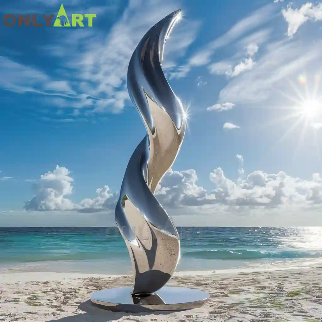 Stainless Steel Art Sculpture December Art Finale